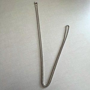 Tiffany & Co. Beaded Chain Sterling Slver